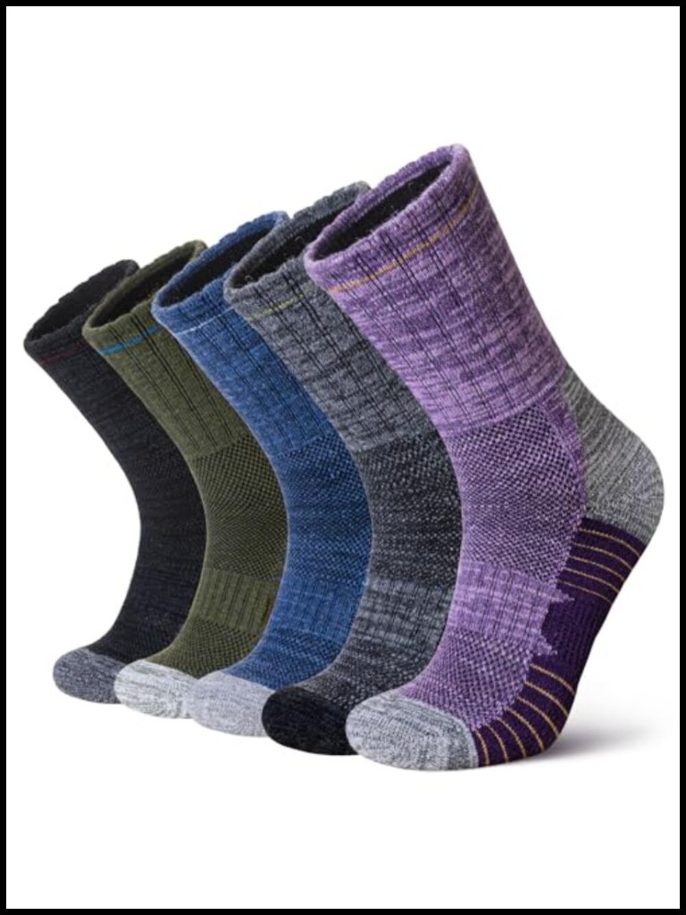 Merino Wool Hiking Socks Crew Winter Boot Work Socks for Women Men